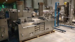 Industriële dubbele friteuse