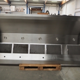extractor hood s/s 2.8m