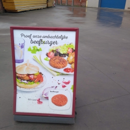 Advertising board